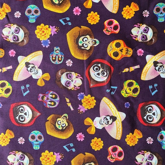 Disney Other - BTY Disney Coco and Friends Head Toss Cotton Fabric CP67005 Springs Creative